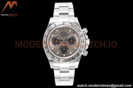 Rolex - Daytona 116509 40mm 904L SS/SS Grey/Blk/Stk King SH4130
