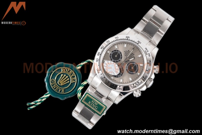 Rolex - Daytona 116509 40mm 904L SS/SS Grey/Blk/Stk King SH4130