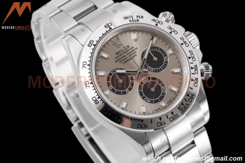 Rolex - Daytona 116509 40mm 904L SS/SS Grey/Blk/Stk King SH4130