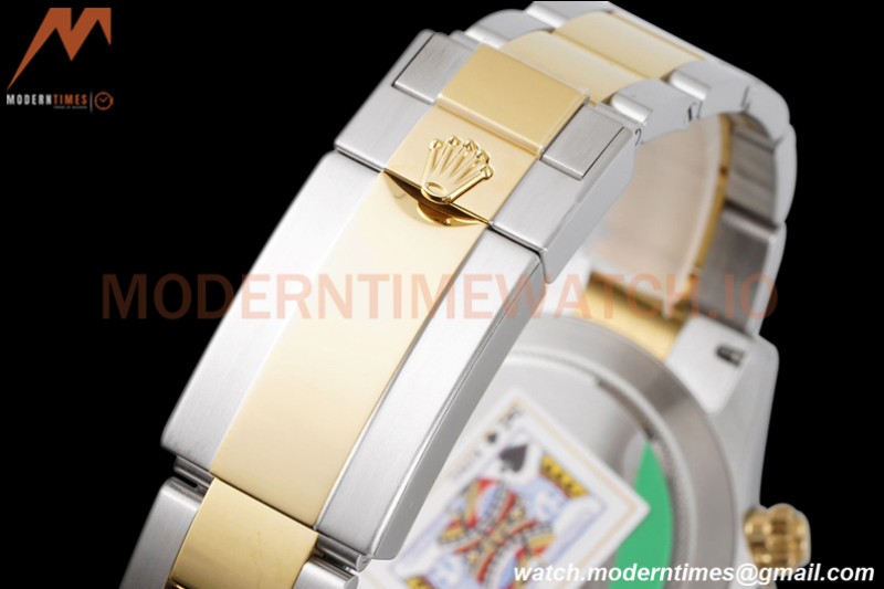 Rolex - Daytona 116503 40mm 904L YG/SS Gold/Wht/Stk King SH4130