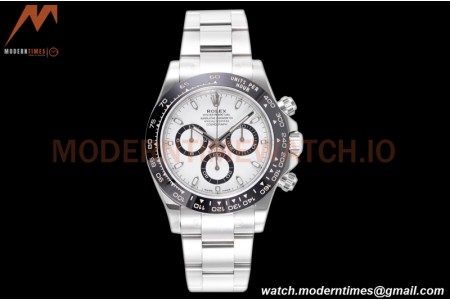 Rolex - Daytona 116500LN 40mm 904L Ceramic SS/SS Wht/Blk King SH4130