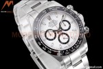 Rolex - Daytona 116500LN 40mm 904L Ceramic SS/SS Wht/Blk King SH4130