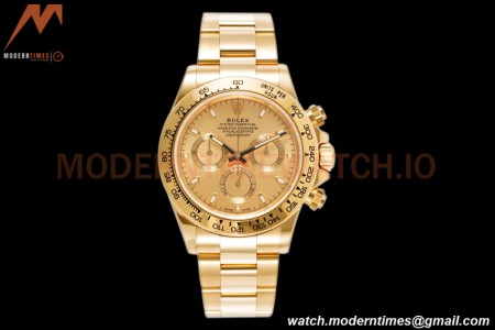 Rolex - Daytona 116508 40mm 904L YG/YG YG/Stk King SH4130