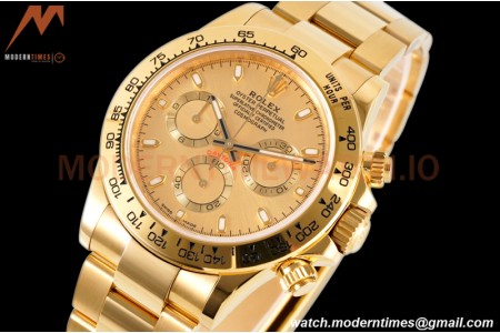 Rolex - Daytona 116508 40mm 904L YG/YG YG/Stk King SH4130