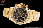 Rolex - Daytona 116508 40mm 904L YG/YG Blk/Gold/Diam King SH4130
