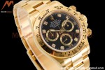 Rolex - Daytona 116508 40mm 904L YG/YG Blk/Gold/Diam King SH4130