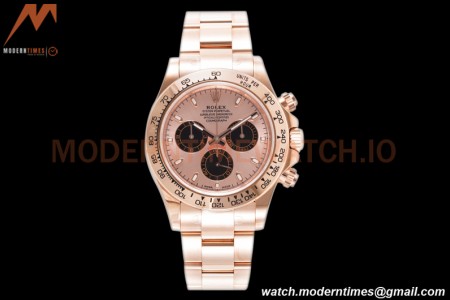 Rolex - Daytona 116505 40mm 904L RG/RG RG/Blk/Stk King SH4130