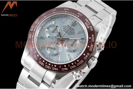 Rolex - Daytona 116506 40mm 904L Ceramic SS/SS Ice Blue/Diams King SH4130
