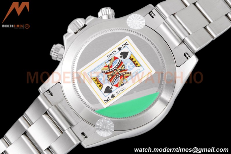 Rolex - Daytona 116520 40mm 904L SS/SS Wht/Stk King SH4130