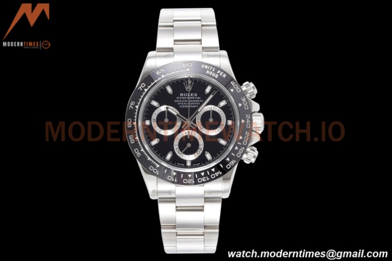 Rolex - Daytona 116500LN 40mm 904L Ceramic SS/SS Blk/Blk King SH4130