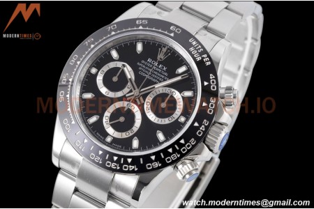Rolex - Daytona 116500LN 40mm 904L Ceramic SS/SS Blk/Blk King SH4130