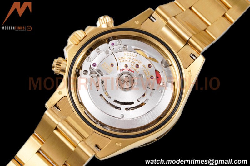 Rolex - Daytona 116508 40mm 904L YG/YG Grn/Stk King SH4130