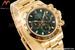 Rolex - Daytona 116508 40mm 904L YG/YG Grn/Stk King SH4130