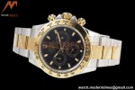Rolex - Daytona 116503 40mm 904L YG/SS Blk/Stk King SH4130