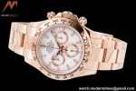 Rolex - Daytona 116505 40mm 904L RG/RG Wht/Stk King SH4130