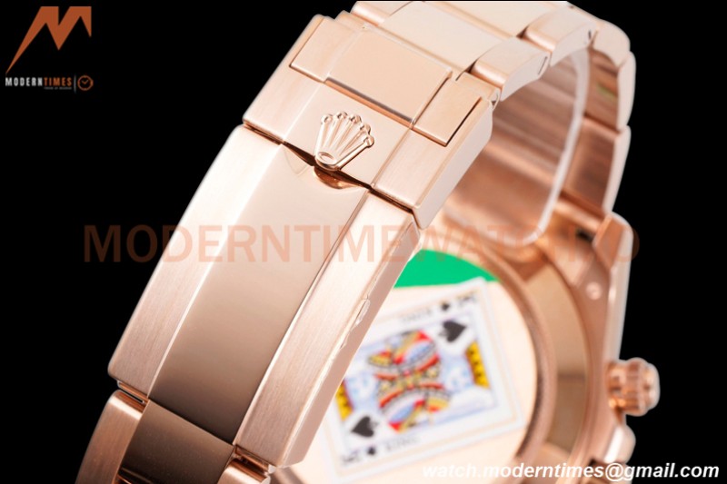 Rolex - Daytona 116505 40mm 904L RG/RG Wht/Stk King SH4130