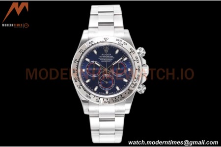 Rolex - Daytona 116509 40mm 904L SS/SS Blu/Stk King SH4130