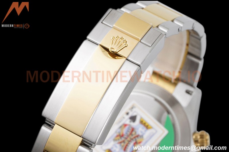Rolex - Daytona 116503 40mm 904L YG/SS Blk/Diam King SH4130