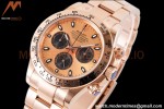 Rolex - Daytona 116505 40mm 904L RG/RG Champ/Blk/Stk King SH4130
