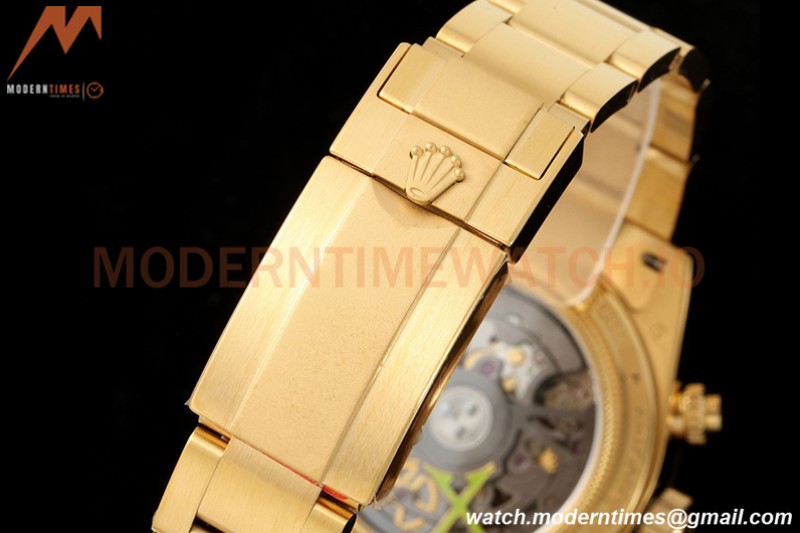 Rolex - Neon Daytona 116508 Artisans De Genève YG/YG White ADGF A4130