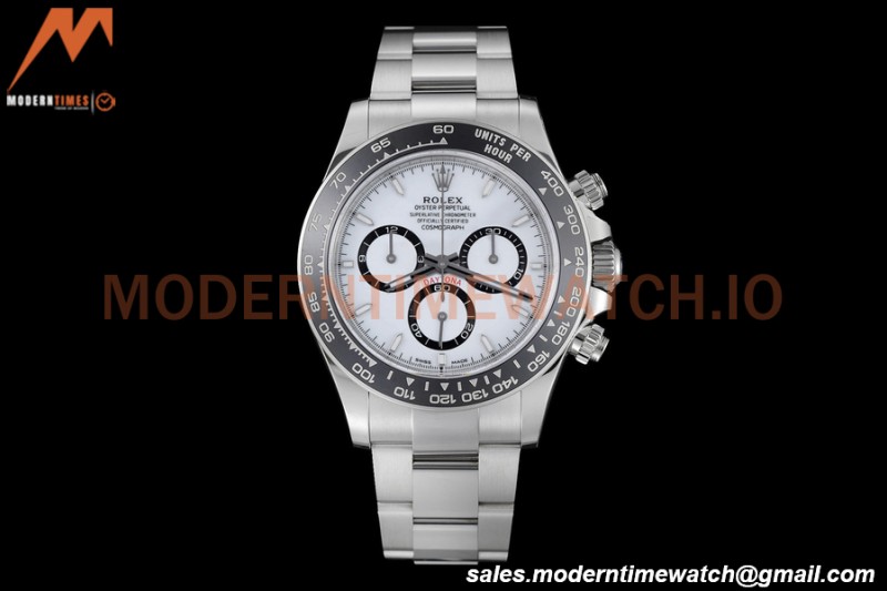 Rolex - Daytona 126500LN 40mm CER SS/SS 904L White SBF DD4802 Mod
