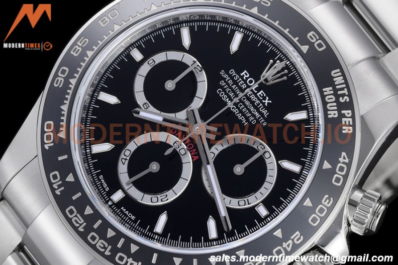 Rolex - Daytona 126500LN 40mm CER SS/SS 904L Black SBF DD4802 Mod