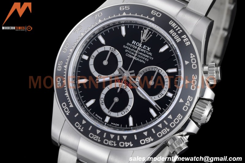 Rolex - Daytona 126500LN 40mm CER SS/SS 904L Black SBF DD4802 Mod