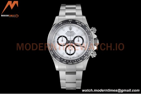 Rolex - Daytona 126500LN 40mm CER SS/SS 904L White BTF DD4131