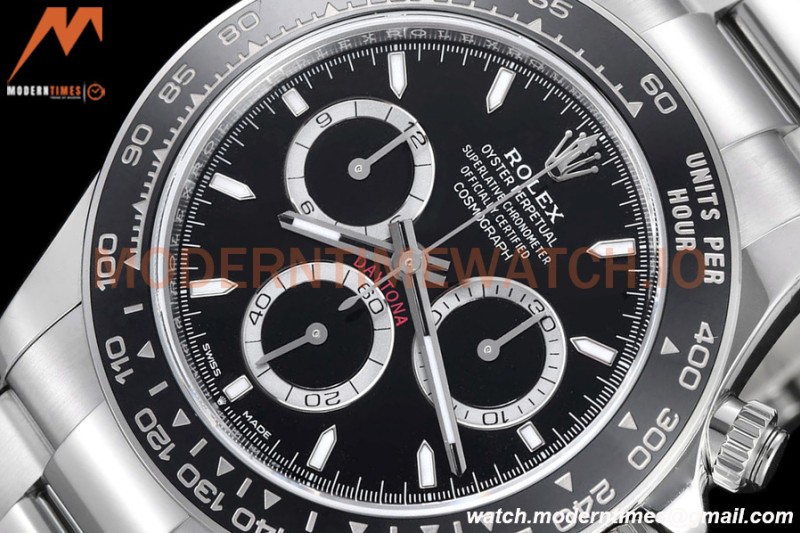 Rolex - Daytona 126500LN 40mm CER SS/SS 904L Black BTF DD4131