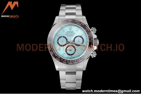 Rolex - Daytona 126506 40mm 904L Brn CER/SS I-Blu/Stk QF V5 SH4131