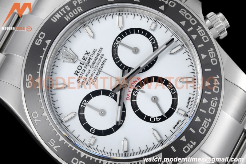 Rolex - Daytona 126500LN 40mm CER SS/SS 904L White VSF DD4131