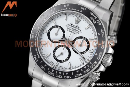 Rolex - Daytona 126500LN 40mm CER SS/SS 904L White VSF DD4131
