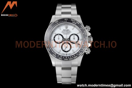 Rolex - Daytona 126500LN 40mm CER SS/SS 904L White SBF DD4130