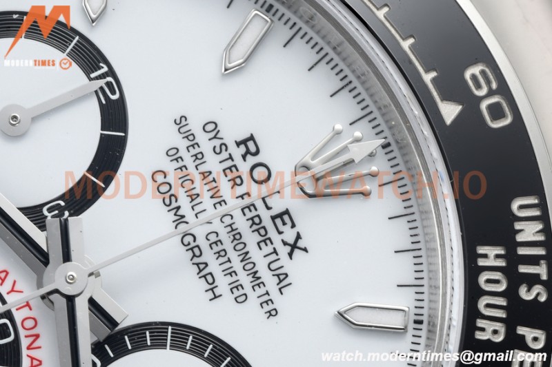 Rolex - Daytona 126500LN 40mm CER SS/SS 904L White SBF DD4130