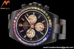 Rolex - Blaken Daytona Rainbow 40mm Diamond DLC/DLC Black/Dia IPKF A7750