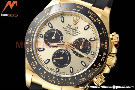 Rolex - Daytona 116518LN 40mm CER 904L YG/RU Gold/Black VSF DD4130