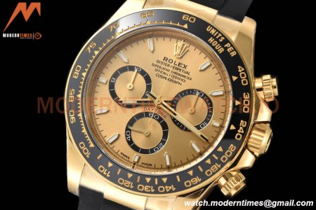 Rolex - Daytona 126518 40mm 904L Ceramic YG/RU Gold/Gold ARF DD4131