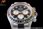 Rolex - Daytona Rainbow 116599 RBOW 40mm SS/SS Black/Dia ZF SH4130