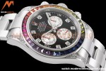 Rolex - Daytona Rainbow 116599 RBOW 40mm SS/SS Black/Dia ZF SH4130