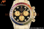 Rolex - Daytona Rainbow 116598 RBOW 40mm YG/YG Black/Dia ZF SH4130