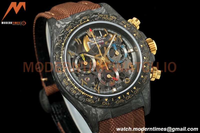 Rolex - Daytona 40mm Rose Gold FC/NY Abaric Skeleton Dial DIWF SA4130