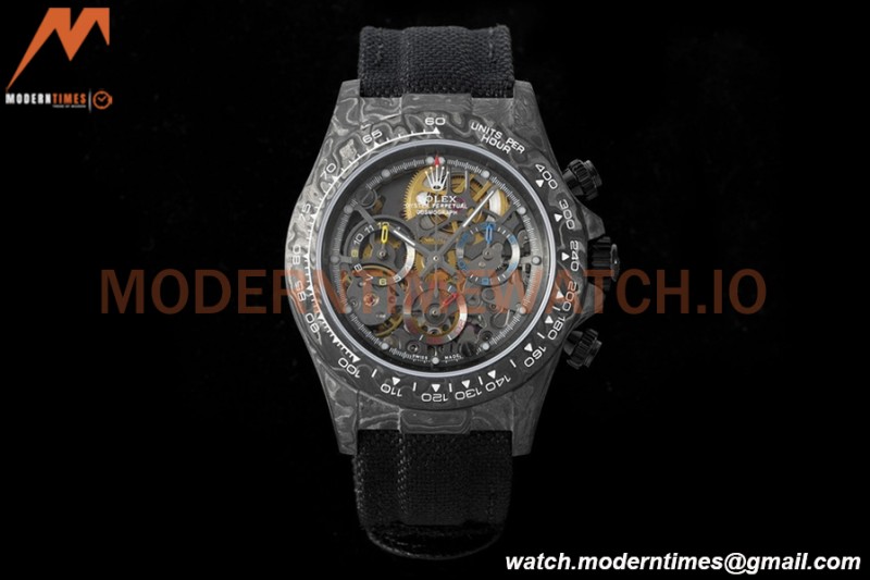 Rolex - Daytona 40mm Black FC/NY Skeleton Dial DIWF SA4130
