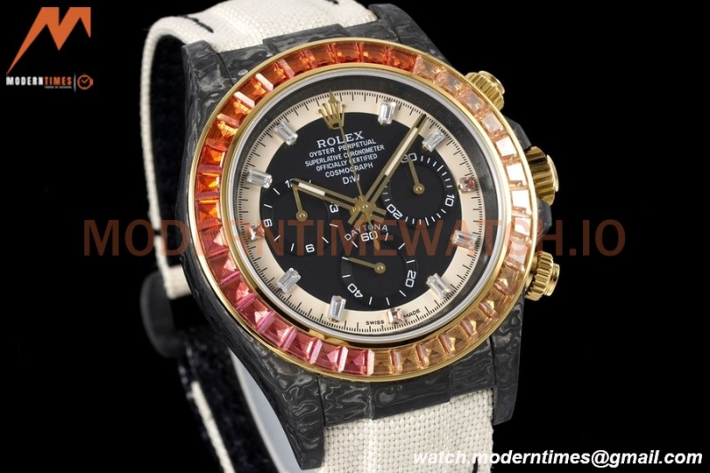 Rolex - Daytona 40mm Rainbow Sunray FC/NY Dia/Wht/Blk DIWF SA4130