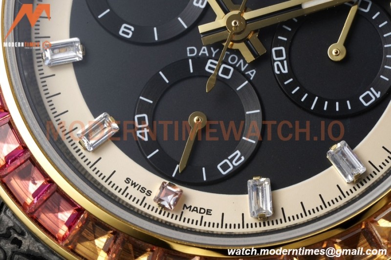 Rolex - Daytona 40mm Rainbow Sunray FC/NY Dia/Wht/Blk DIWF SA4130