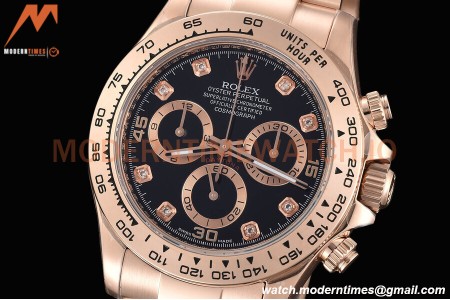 Rolex - Daytona 116505 40mm Tungsten Gain Weight RG/RG Dia/Blk CTF DD4130