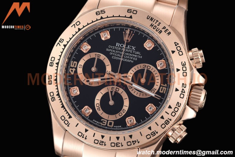 Rolex - Daytona 116505 40mm Tungsten Gain Weight RG/RG Dia/Blk CTF DD4130