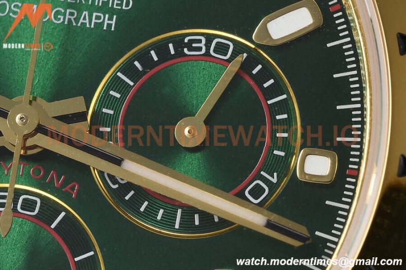 Rolex - Daytona 116508 40mm Tungsten Gain Weight YG/YG Green CTF DD4130