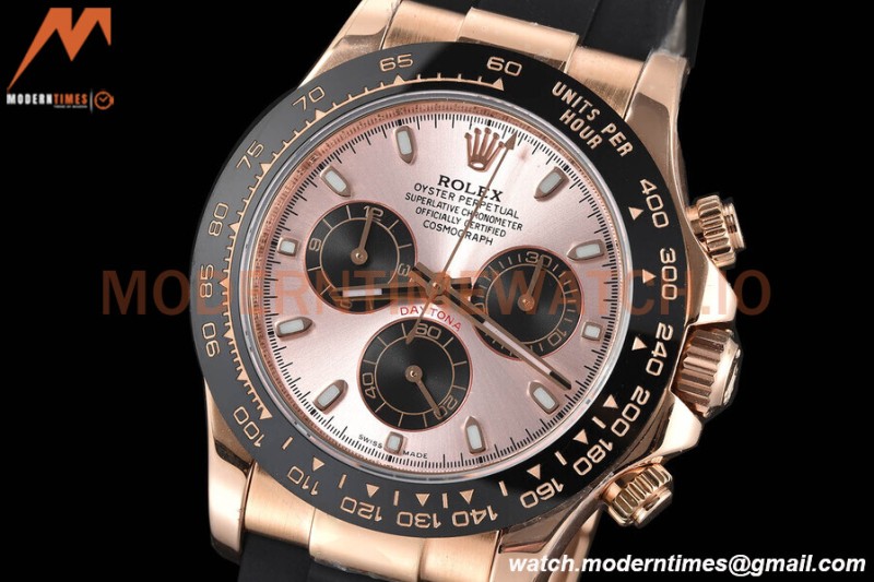 Rolex - Daytona 116515LN 40mm Tungsten Gain Weight Cer RG/RU Champ/Blk CTF DD4130