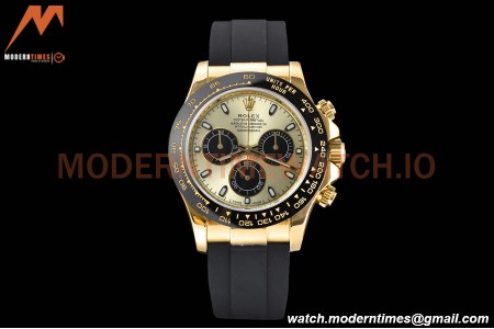 Rolex - Daytona 116518LN 40mm Tungsten Gain Weight Cer YG/RU Champ/Blk CTF DD4130