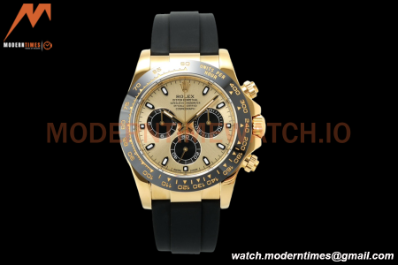 Rolex - Daytona 116518LN 40mm Tungsten Gain Weight Cer YG/RU Champ/Blk ZF SH4130